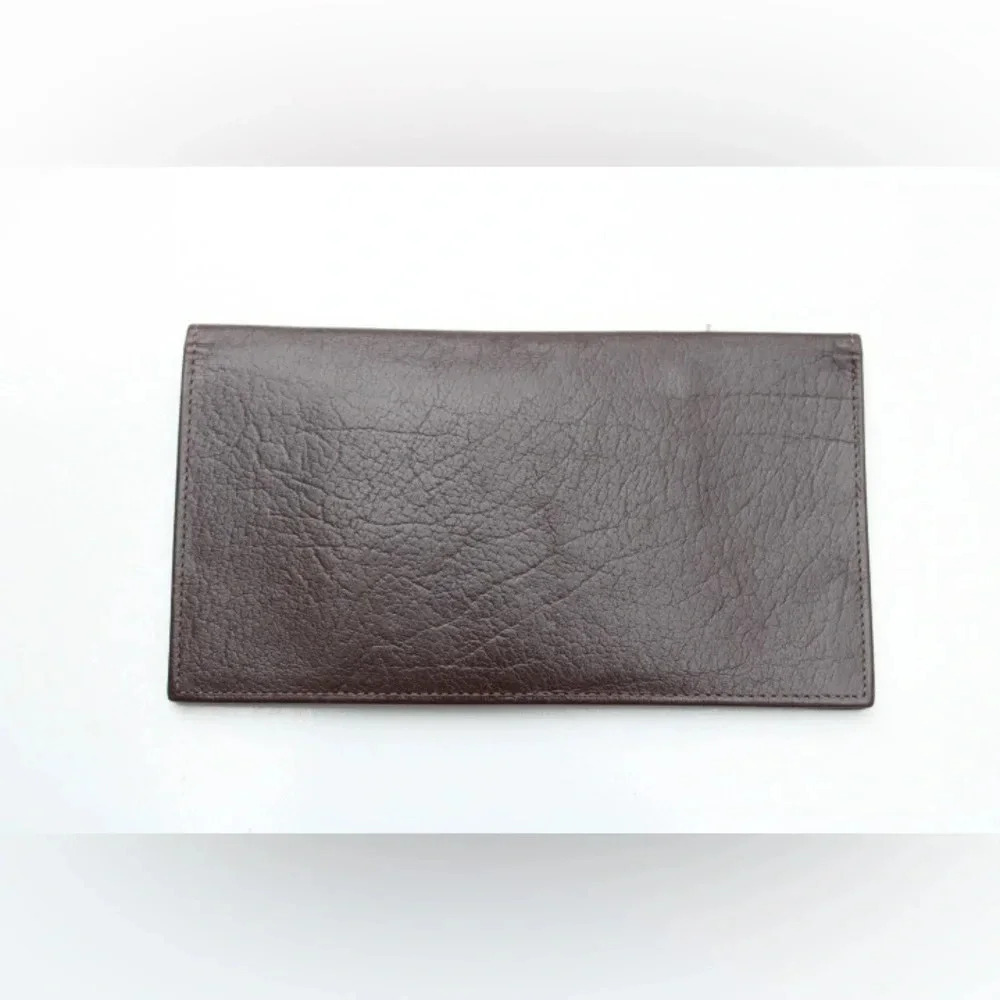 Vintage Swank leather check book holder